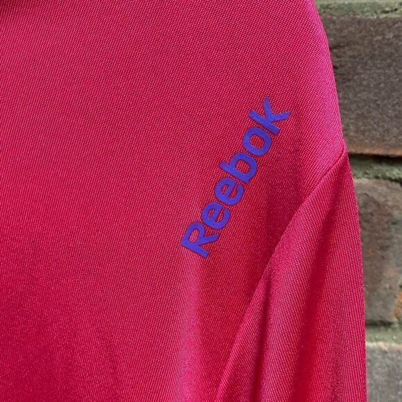 Reebok Pink & Purple Hooded Full-Zip Track Jacket Size 22/24 NEW - Picture 3 of 5